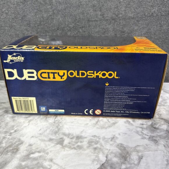 Jada Toys Dub City Old Skool (ORANGE) 1955 Chevy Bel Air 1:24 Diecast NEW - Picture 7 of 8